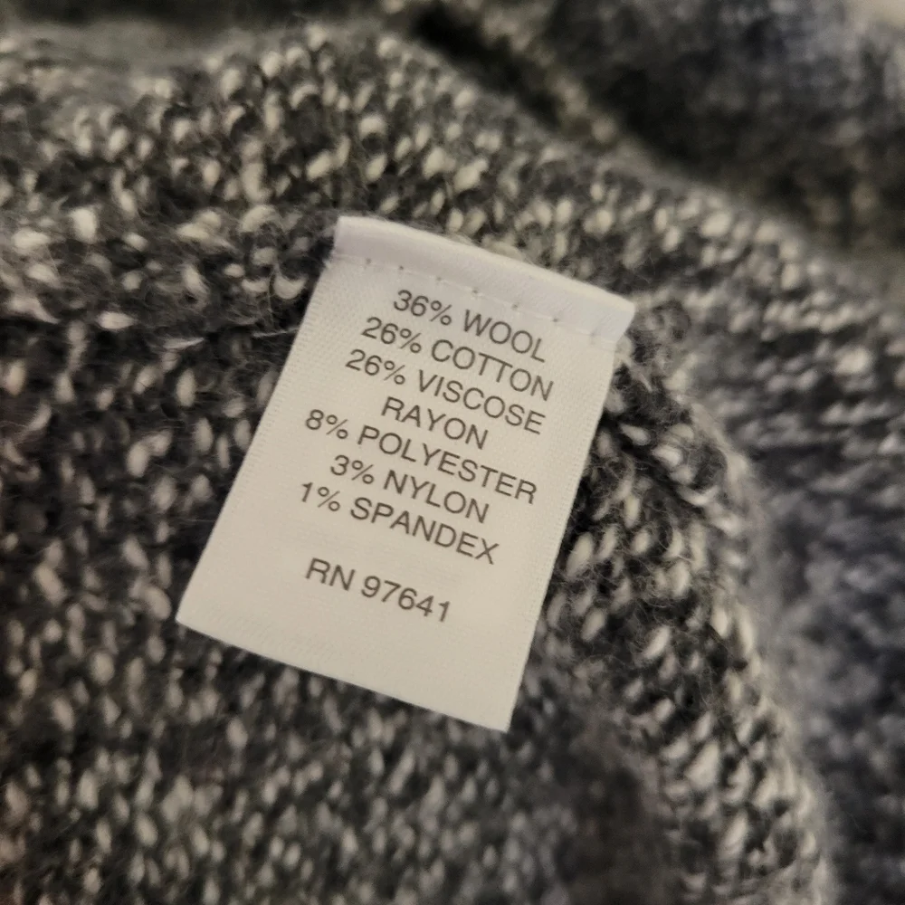 J Jill Pure jill Longline Knit Sweater Cardigan Size Large